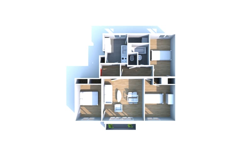 T4 appartement à louer quartier Mayville à Gonfreville l'Orcher - Image 3