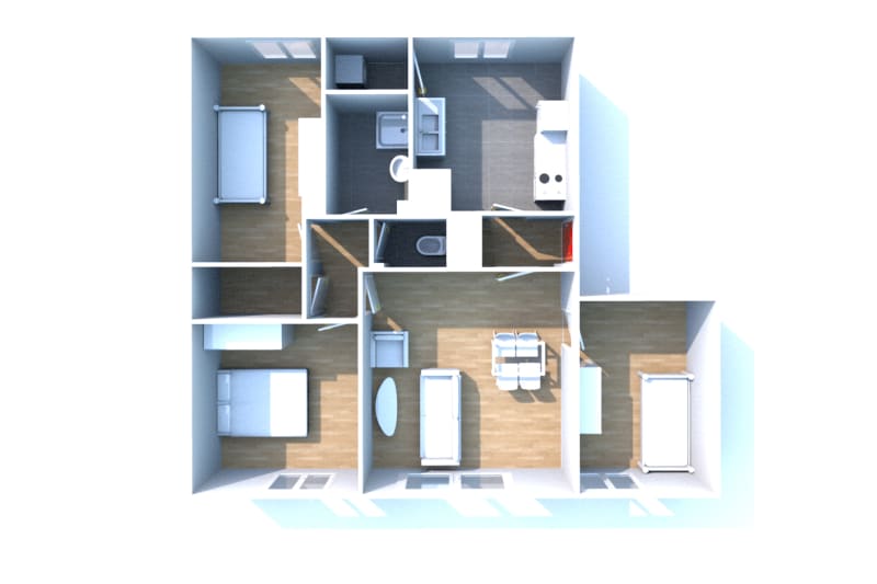 Location T4 appartement Gonfreville-l'Orcher - Image 3