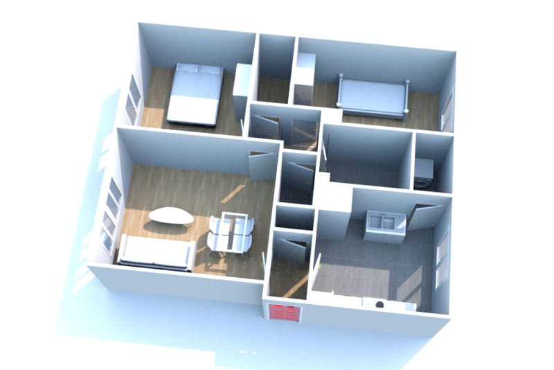 Location à Gonfreville-l'Orcher d'un appartement F3 - Image 2