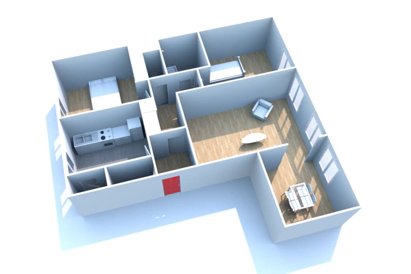 Grand appartement T3 à louer à Gonfreville-l'Orcher - Image 2