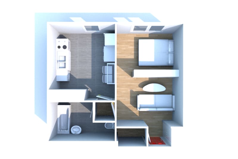 Studio appartement en location à Gonfreville l'Orcher - Image 3