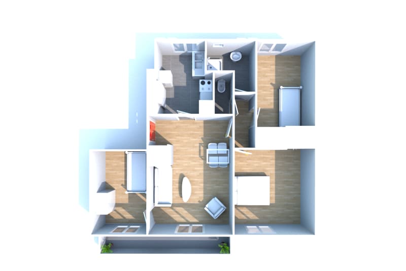 Grand-Couronne, appartement 4 pièces en location - Image 3