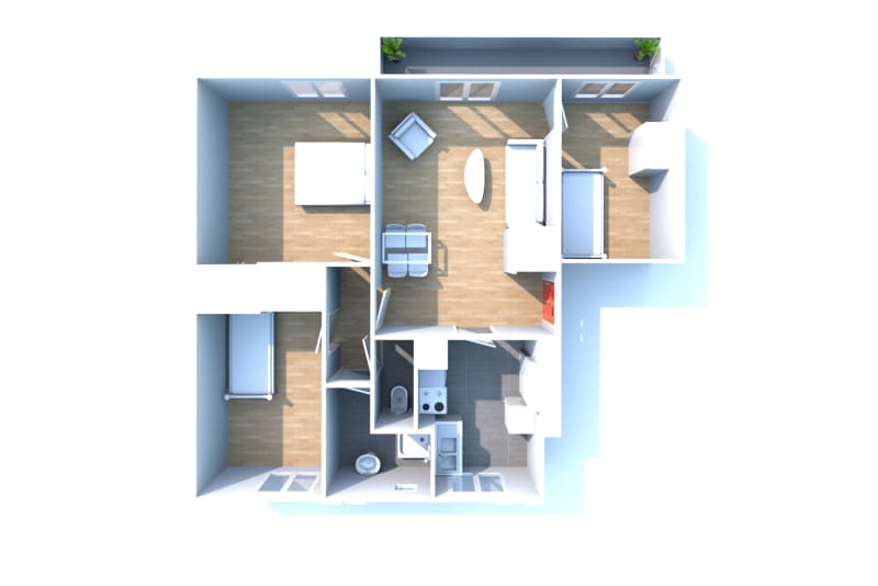 Location appartement 4 pièces proche du centre-ville à Grand-Couronne - Image 3