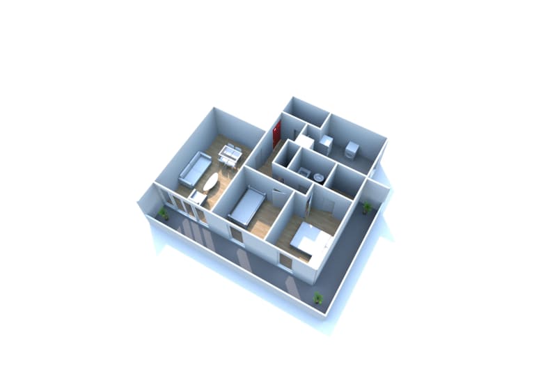 Appartement T3 en location à Grand-Couronne - Image 1