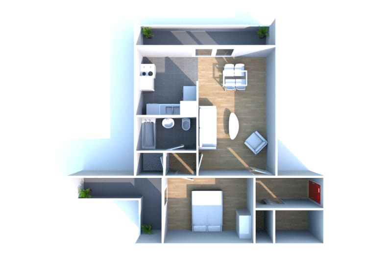 Appartement F2 en location à Grand-Couronne - Image 3