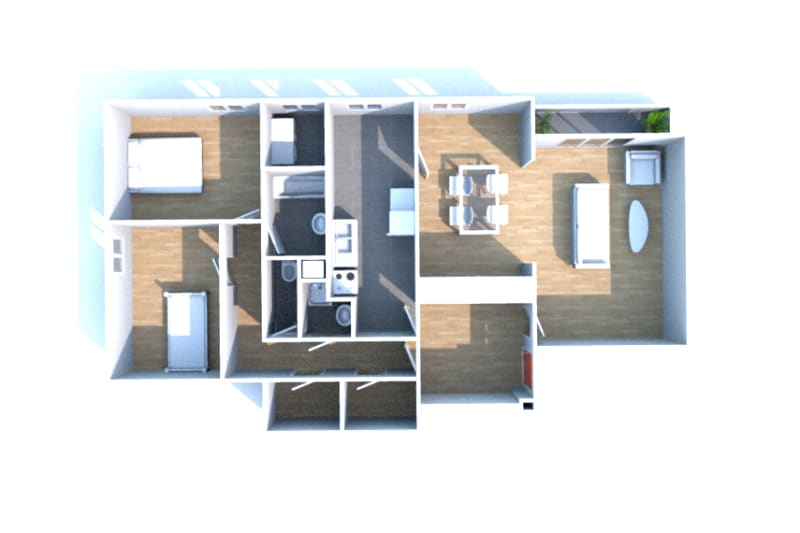 Grand-Couronne, grand appartement T3 à louer - Image 3