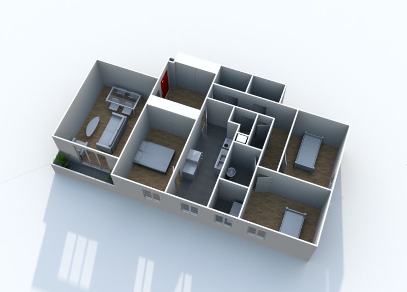 Appartement F4 en location à Grand-Couronne - Image 4
