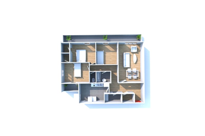 Appartement T4 en location à Grand-Couronne - Image 3