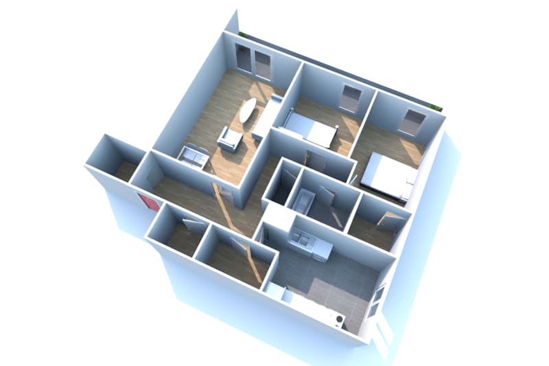 Appartement F3 à louer à Grand-Couronne - Image 2