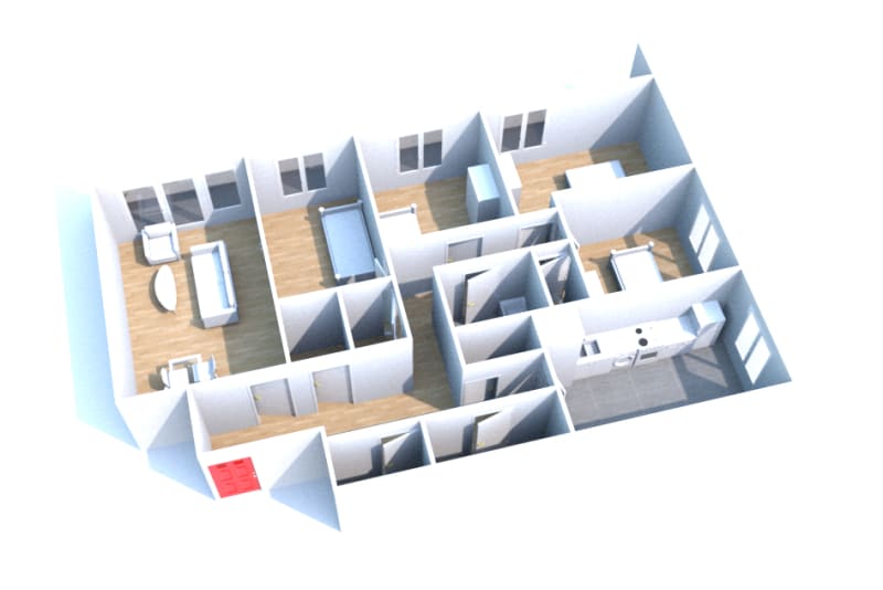 En location : appartement F5 à Grand-Couronne - Image 2