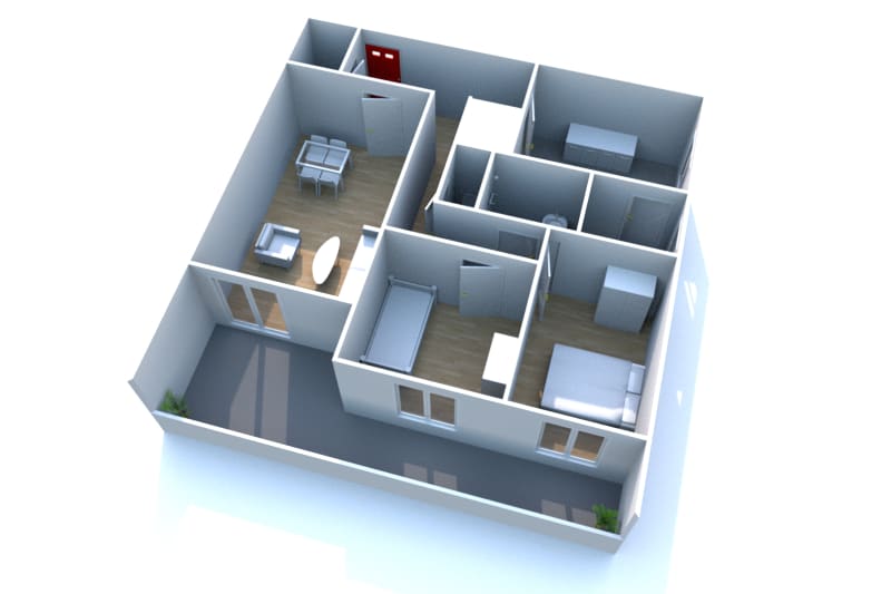 T3 appartement à louer à Grand-Couronne - Image 7
