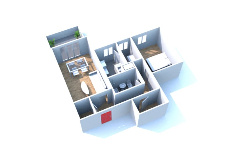 Location T2 appartement à Grand-Couronne - Image 1