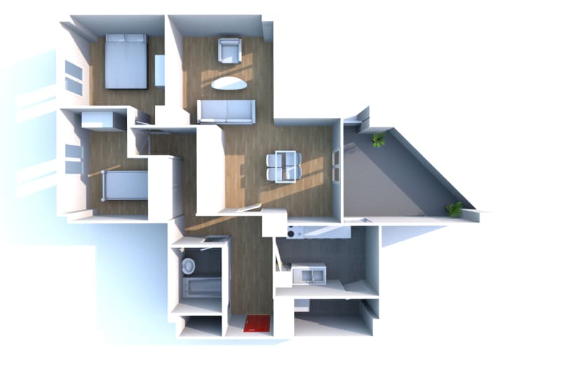 Appartement F3 à Grand-Couronne à louer - Image 8