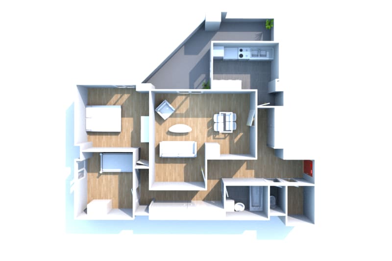 Appartement 3 pièces en location à Grand-Couronne - Image 3