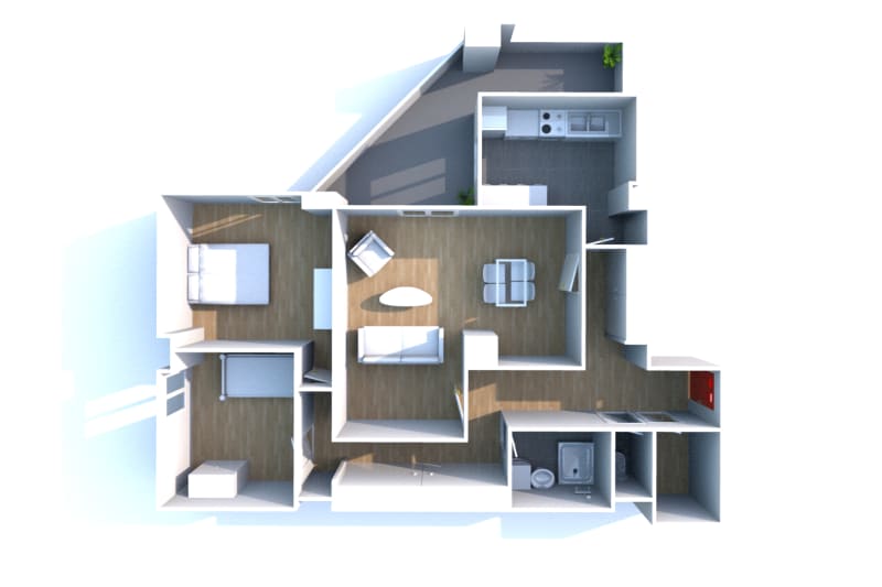 F3 appartement en location à Grand-Couronne - Image 3