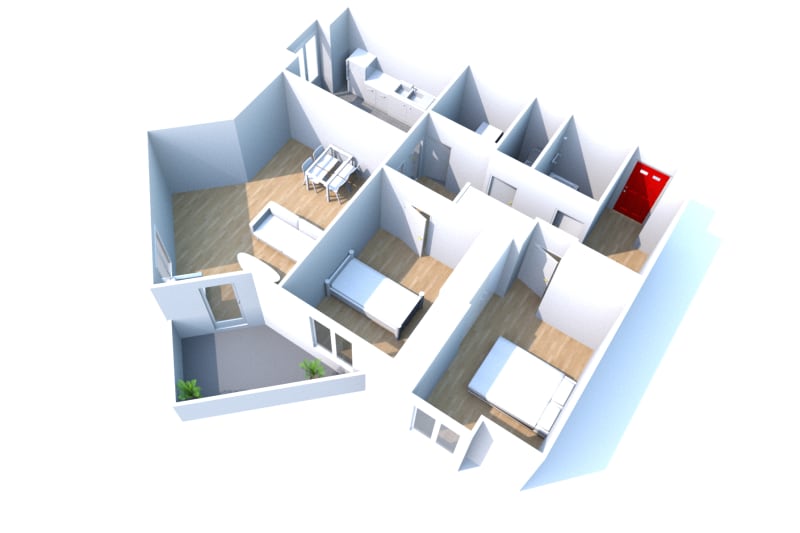 Location appartement T3 à Grand-Couronne - Image 2