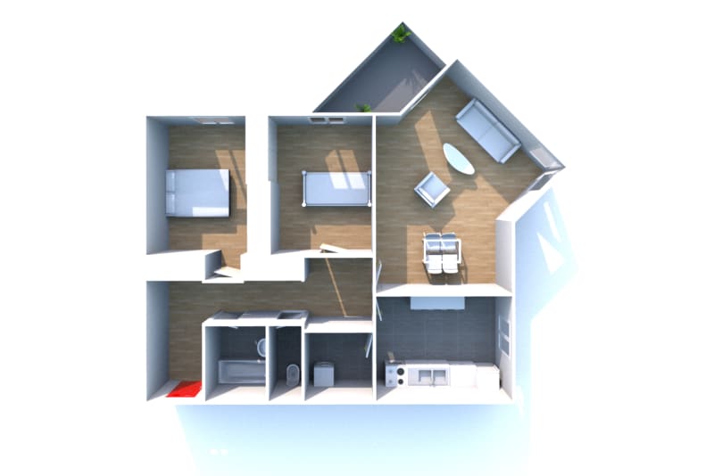 Appartement en location F3 à Grand-Couronne - Image 3