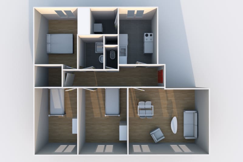 Appartement T4 en location aux Grandes Ventes - Image 5