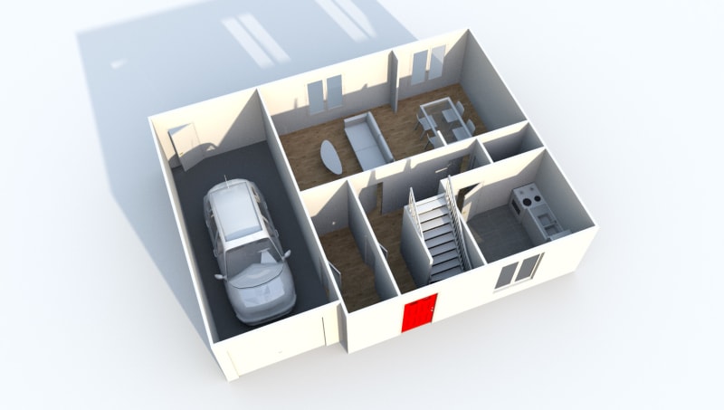 Pavillon F4 en location au Hanouard - Image 6