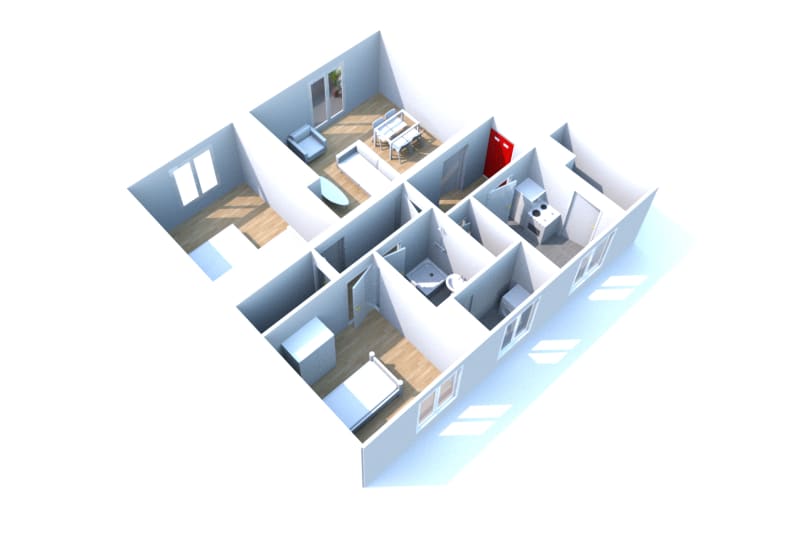 Louez un appartement 3 pièces à Harfleur Beaulieu - Image 2