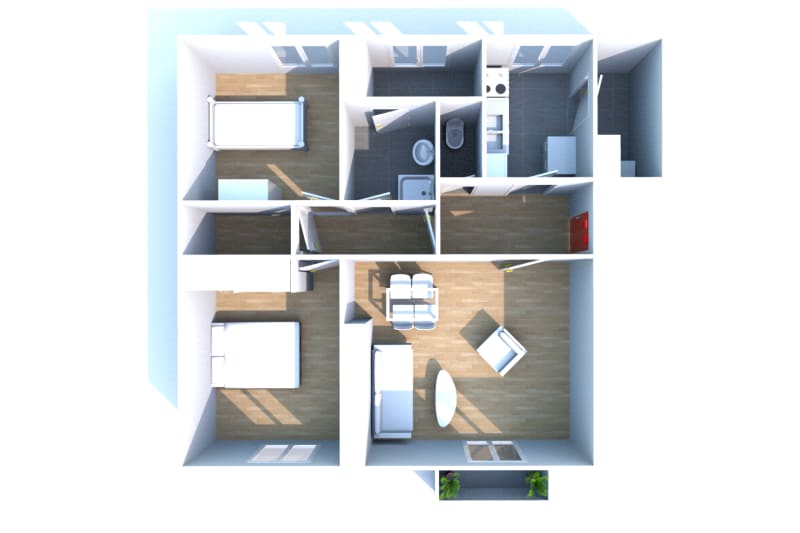 Beaulieu à Harfleur : location appartement T3 - Image 3