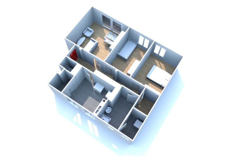 T3 appartement location à Harfleur Beaulieu - Image 2