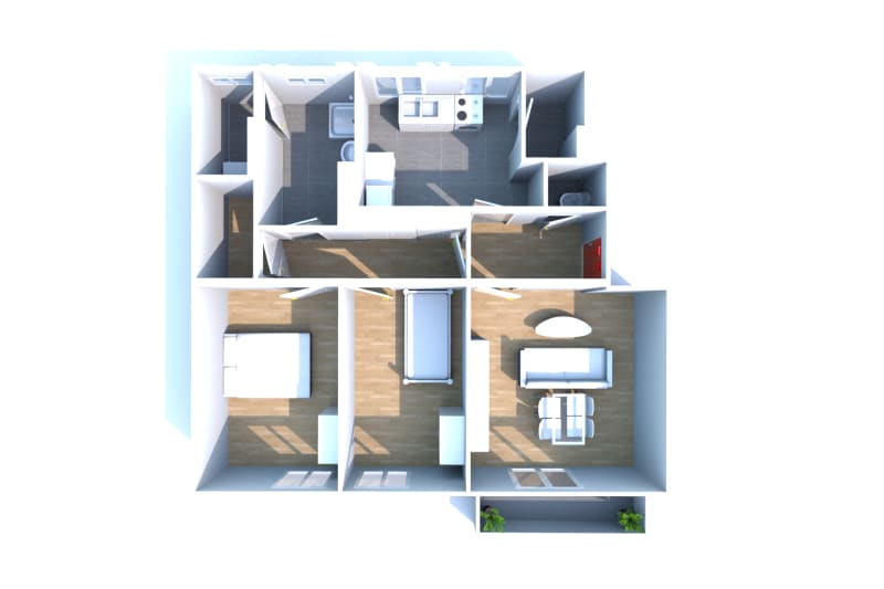 Beaulieu Harfleur : location T3 appartement - Image 3