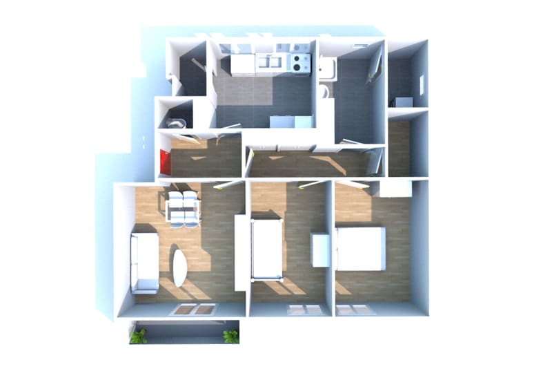 Appartement 3 pièces à louer à Harfleur Beaulieu - Image 3