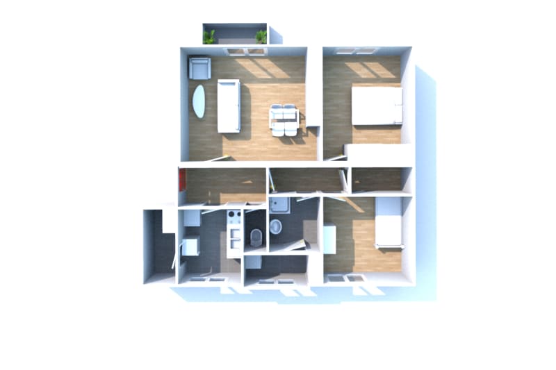 Location Harfleur Beaulieu : location appartement T3 - Image 3