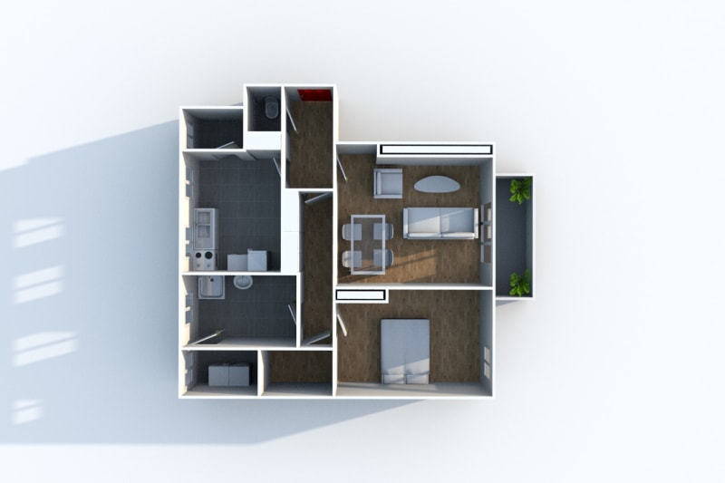 Appartement F2 en location à Harfleur Beaulieu - Image 3