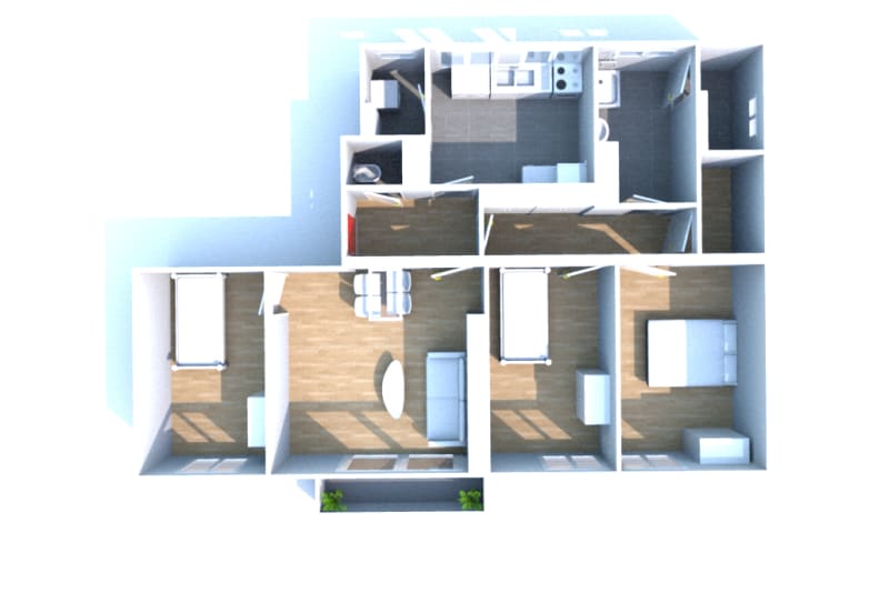 T4 appartement à louer à Harfleur Beaulieu - Image 3