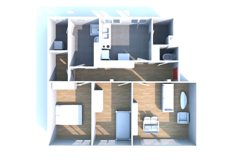 À Harfleur Beaulieu, location appartement T3 - Image 3