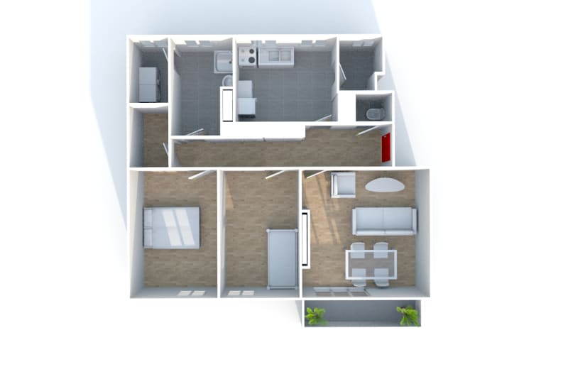 Harfleur Beaulieu, location appartement  F3 - Image 3
