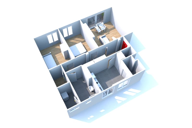 Harfleur Beaulieu en location un appartement T3 - Image 2