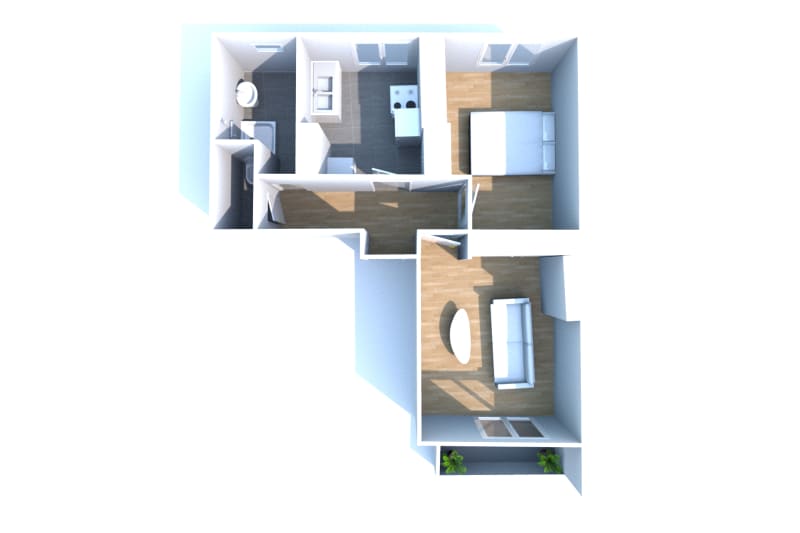 T2 appartement à louer à Harfleur Beaulieu - Image 3