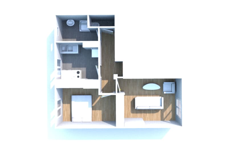 Appartement type 2 en location à Harfleur Beaulieu - Image 3