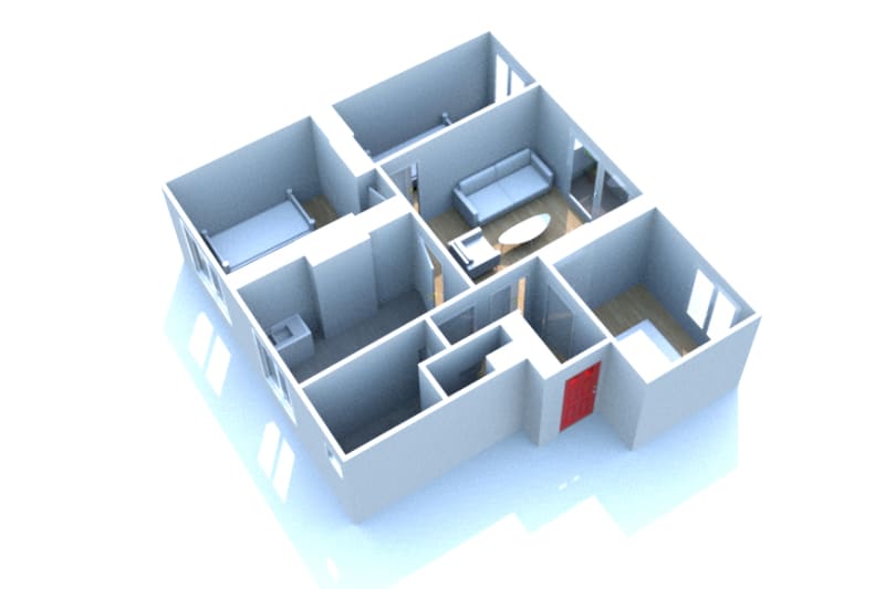 Harfleur location appartement T4 - Image 2