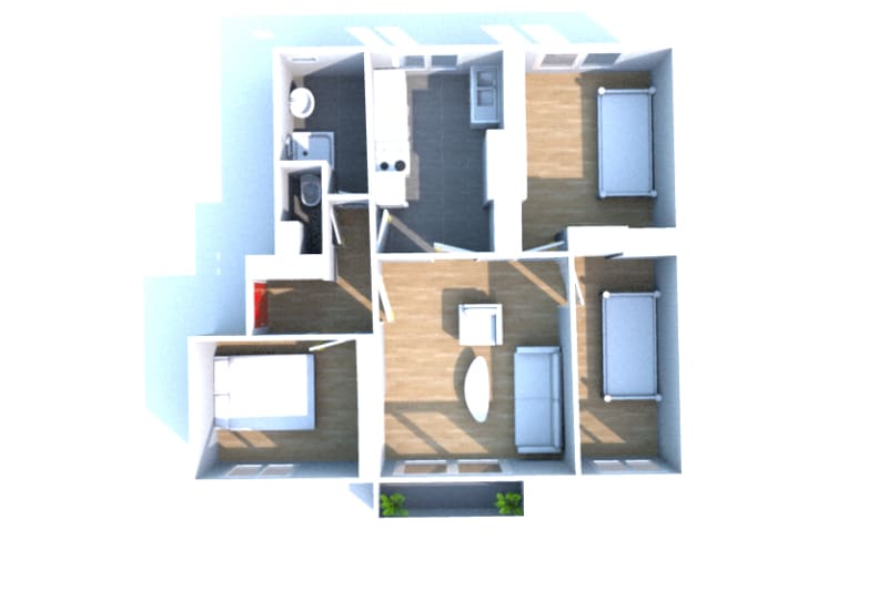 Harfleur location appartement T4 - Image 3