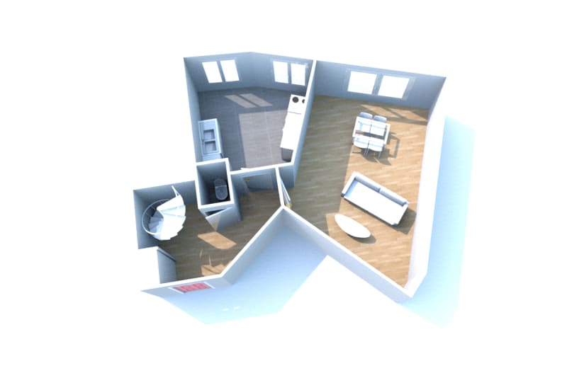 Duplex T3 en location à Harfleur - Image 2