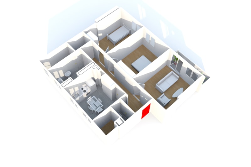 Proche du stade Océane, location appartement F3 au Havre - Image 3