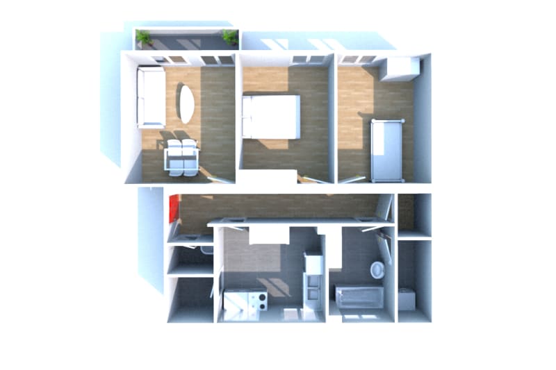 Appartement 3 pièces au Havre Champs Barets Sud à louer - Image 3