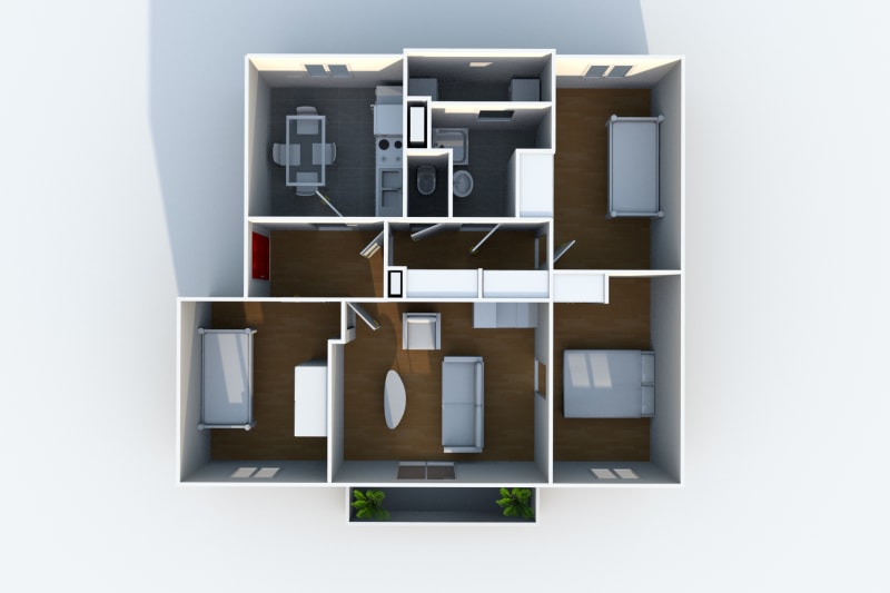 Appartement F4 au Havre proche de la clinique des Ormeaux - Image 3