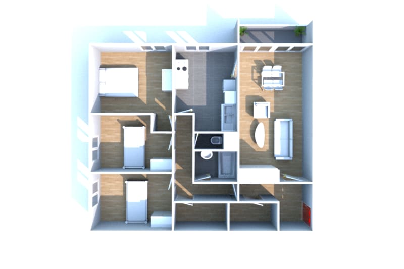 Les Hauts de Bleville au Havre : appartement T4 à louer - Image 3