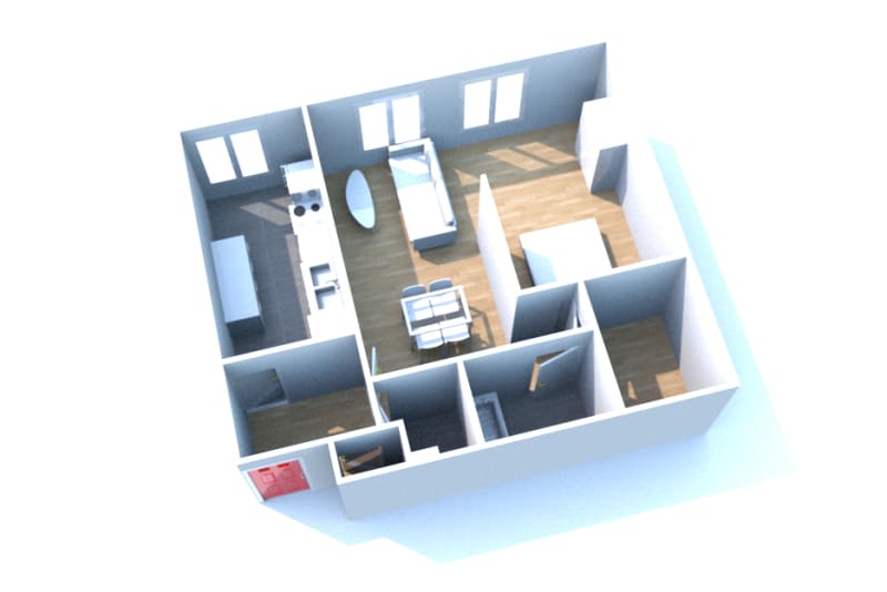 Location T2 appartement au Havre - Image 2