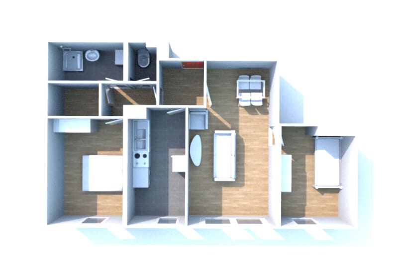 Le Havre Mont Gaillard : appartement T3 à louer - Image 3