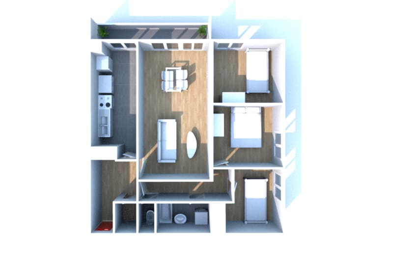 Le Havre Mont Gaillard : à louer appartement T4 - Image 3