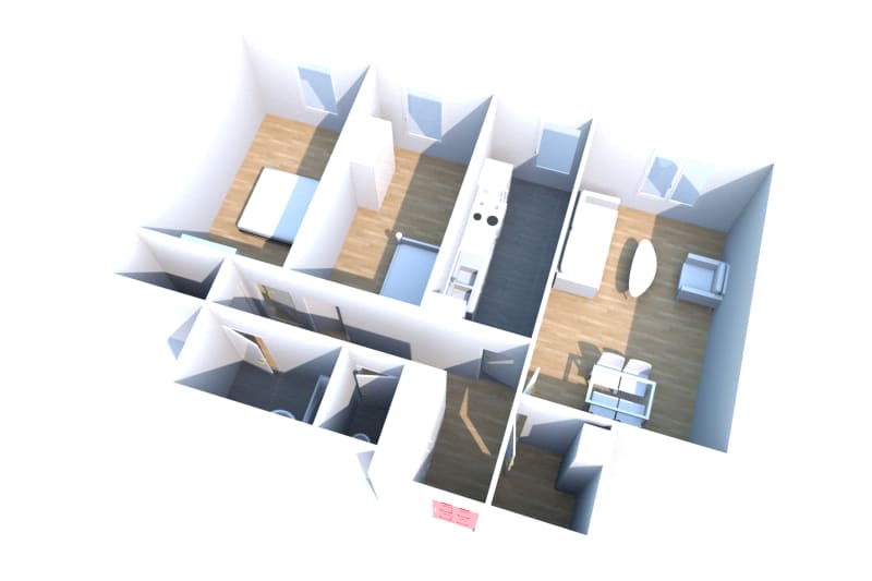 À louer appartement F3 au Havre proche du complexe sportif du Mont Gaillard - Image 7