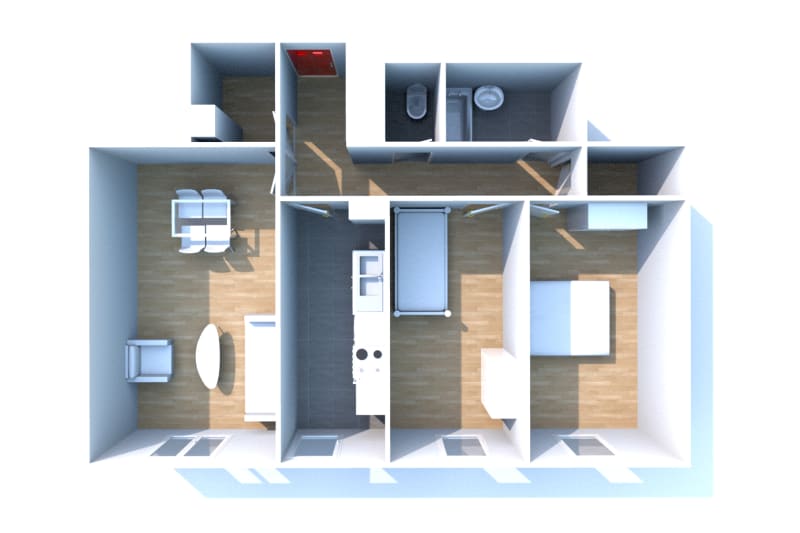 À louer appartement F3 au Havre proche du complexe sportif du Mont Gaillard - Image 8