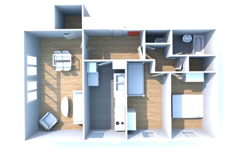 Location appartement F3 au Havre à proximité du complexe sportif du Mont Gaillard - Image 9