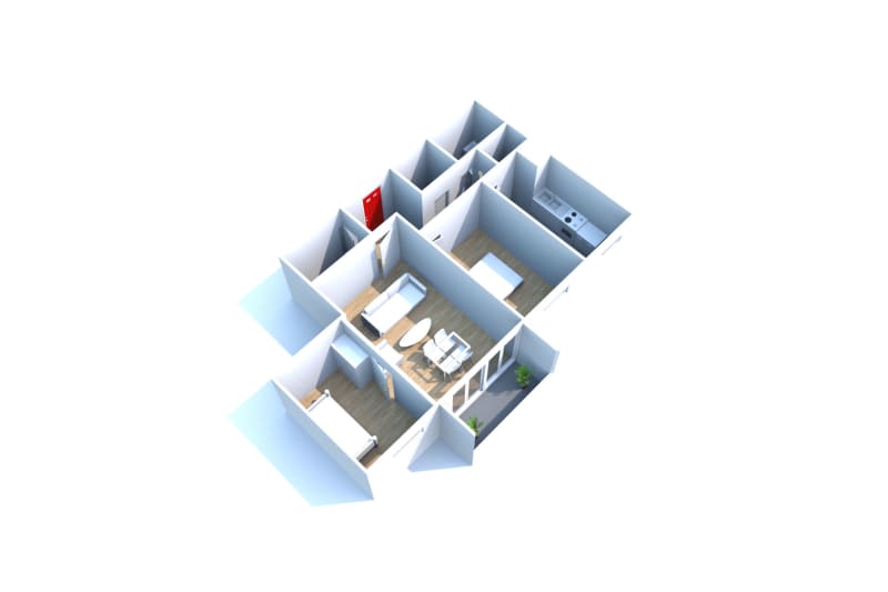 Mont Gaillard au Havre : location F3 appartement - Image 2